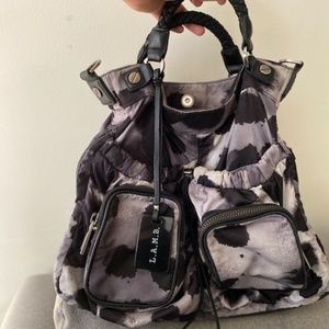 COPY - L.A.M.B. Gwen Stefani Black/Gray Camo Tote…